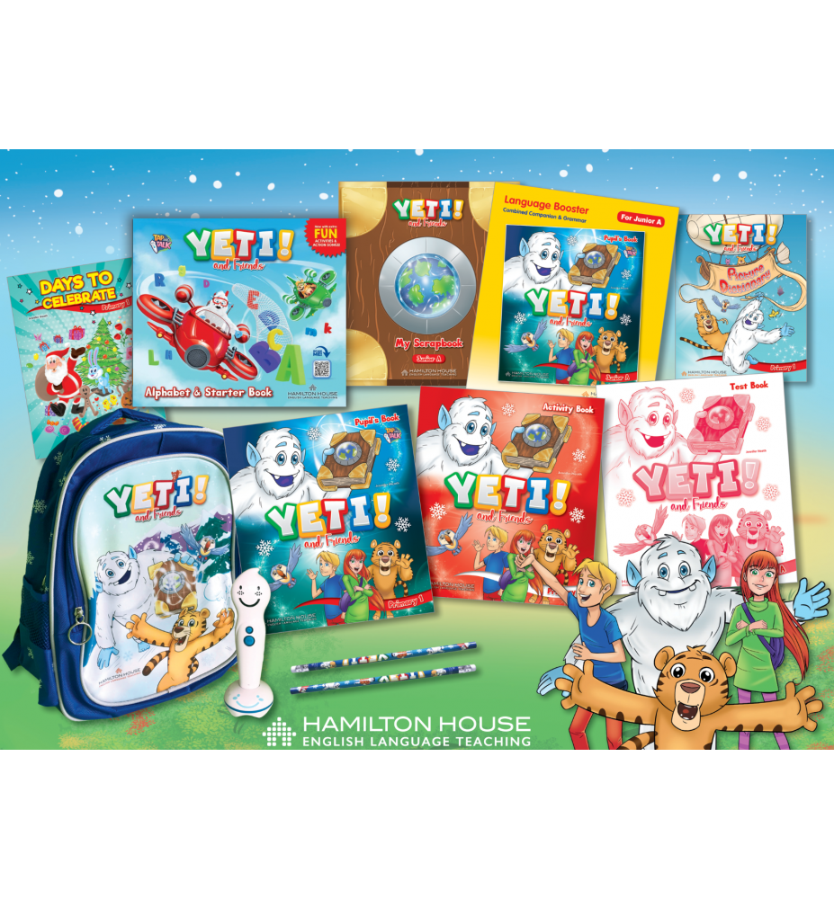 Yeti and Friends Junior A Premium Pack with Talking Pen and School bag 