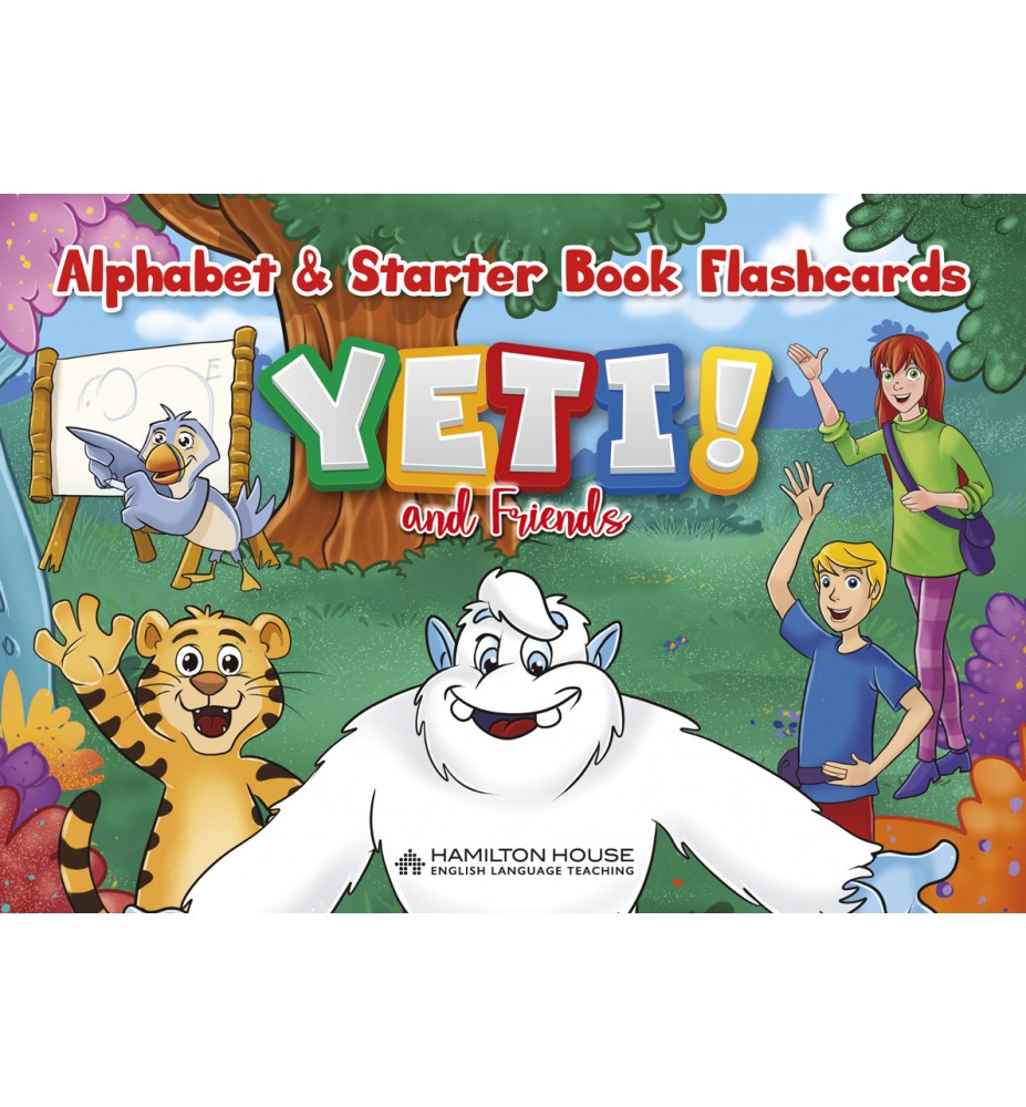 Yeti and Friends Alphabet and Starter Book Flash Cards