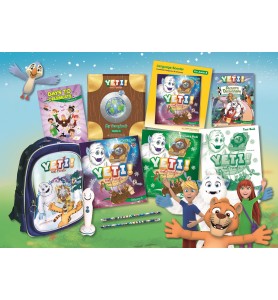 Yeti and Friends Junior B Premium Pack with Talking Pen and School bag 