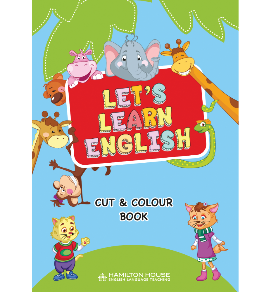 Let's Learn English Cut & Colour Book